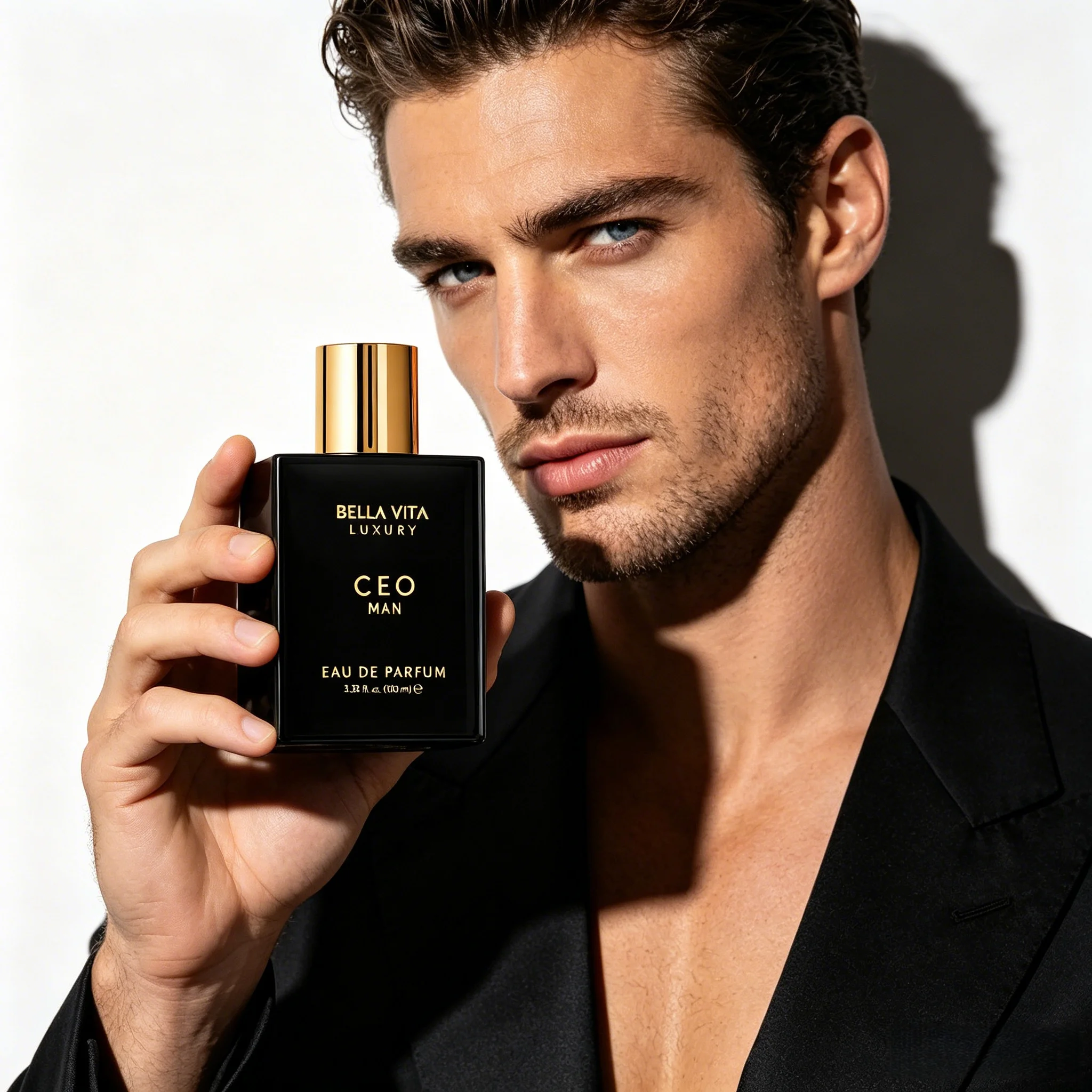 

Bellavita Luxury CEO MAN Eau de Parfum | 100 ml (3.4 fl.oz.) | Perfume for Men | Mandarin, Lemon, Lavender, and Vetiver Notes | Long Lasting Men's Fragrance