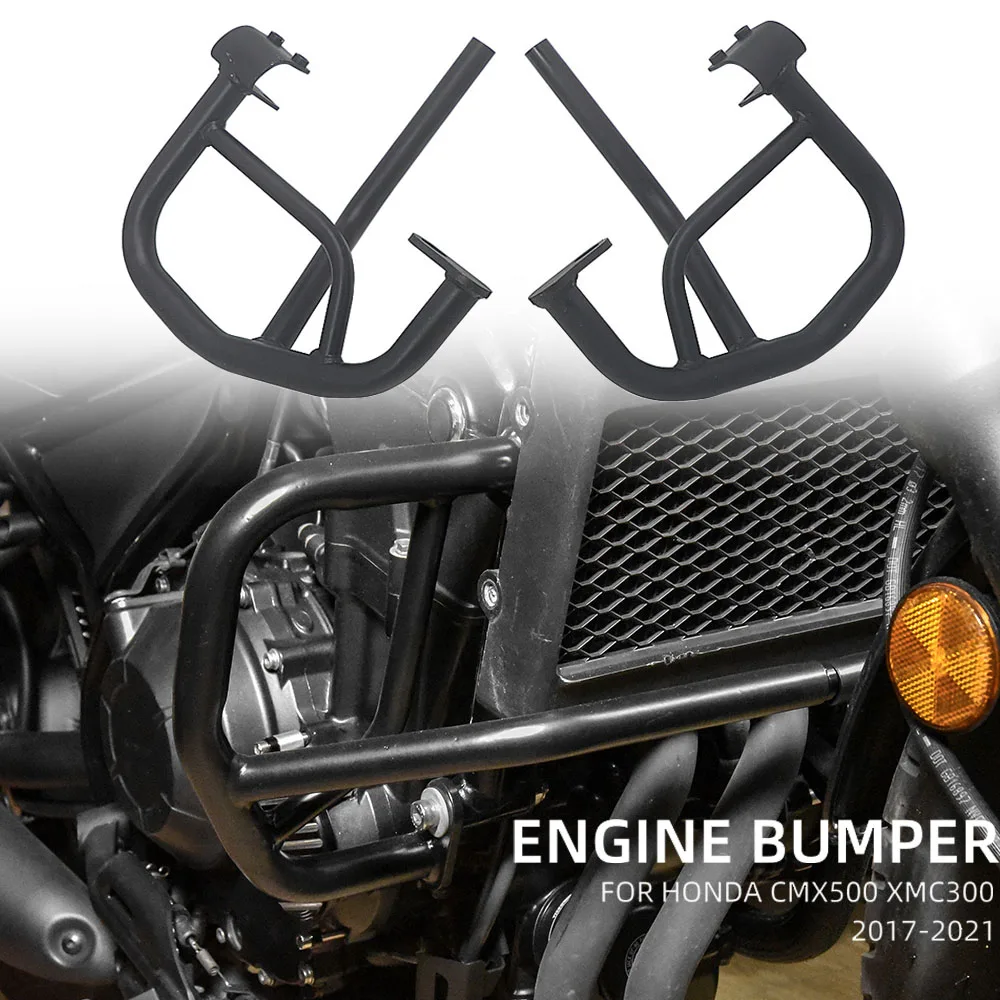 

For Honda Rebel CMX 500 300 CMX500 CMX300 2017 2018 2019 2020 2021 Motorcycle Engine Guard Bumper Crash Bar Body Frame Protector