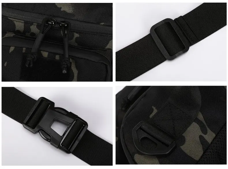 Multifunktionale Hüfttasche Taktische Camping-, Wander-, Kletter-, Brust-, Hüft- und Umhängetasche Angelzubehör-Köder-Aufbewahrungsrucksack – Detail 17