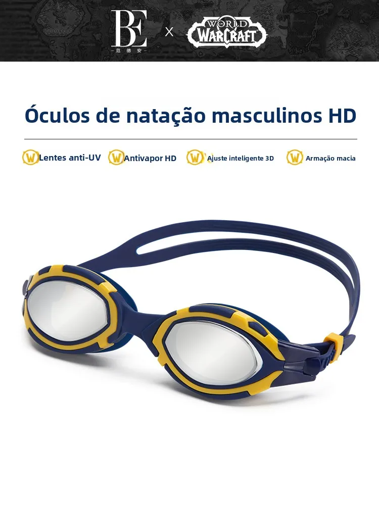 high-definition-anti-glare-uv-protection-fog-proof-swimming-goggles-for-men-clear-vision-comfortable-silicone-strap-swimming
