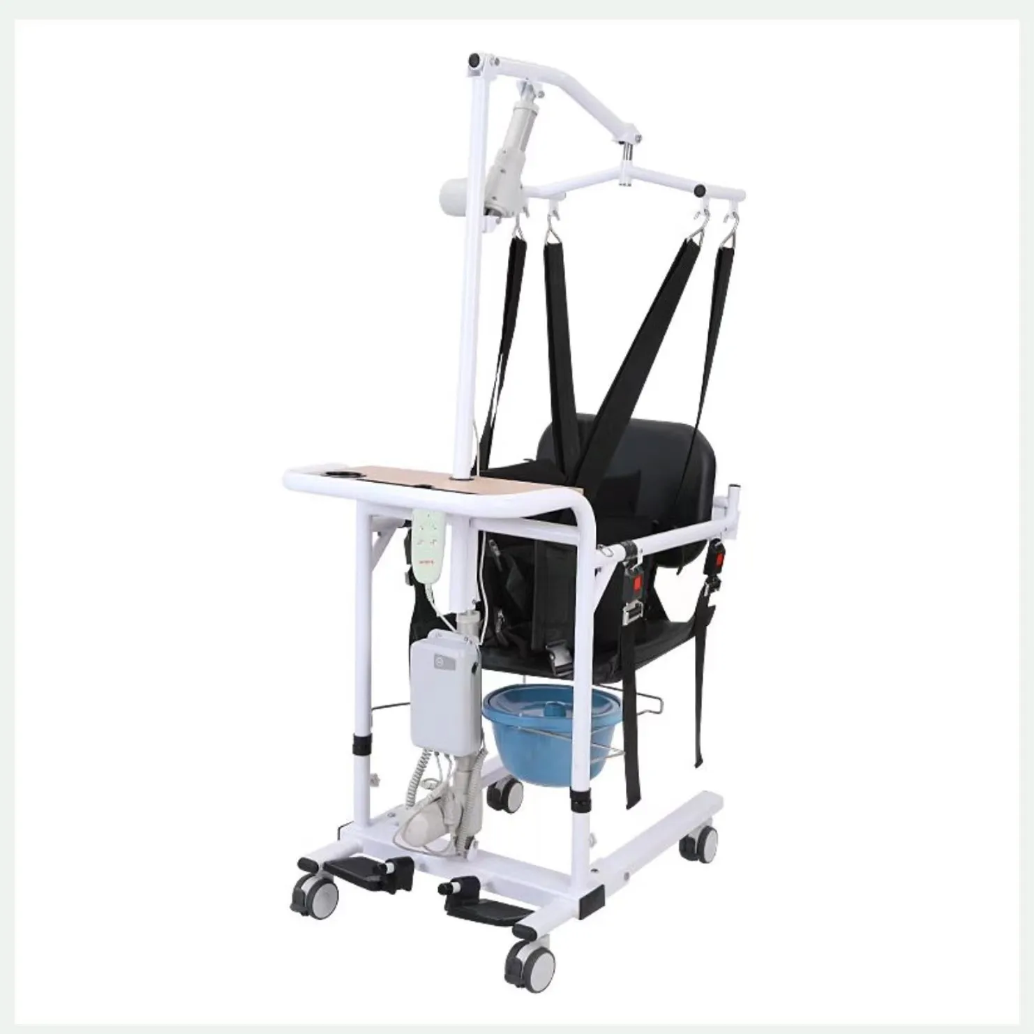 Paralyzed Patient Electric Lifting Position Shifting Bed Carrier Elderly Rehabilitation Learning Walking Disabled Bath Chair