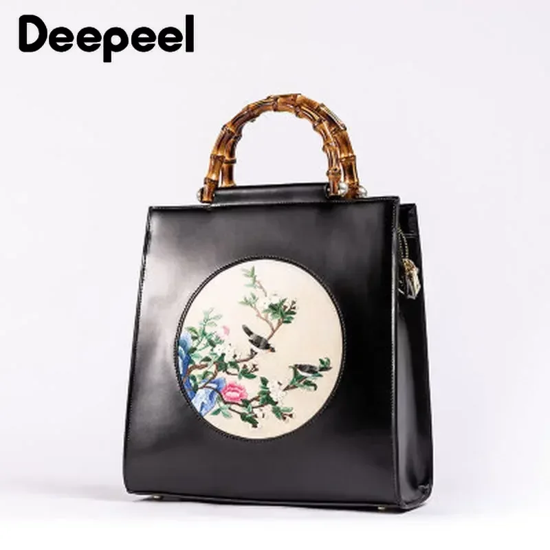 2/4/8/10Pcs Deepeel 150mm Bag Handles Bamboo Purse Frame Handbag Wallet Wooden Handle Bags Strap with Buckles DIY Accessories