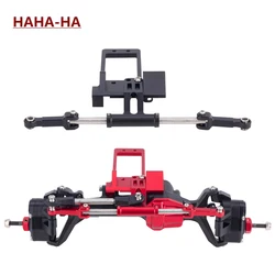 1/10 RC Crawler Full Hydraulic Steering Cylinder Kit with BTA Servo Mount for Axial SCX10 III Portal Axle LCG Chassis DIY Parts