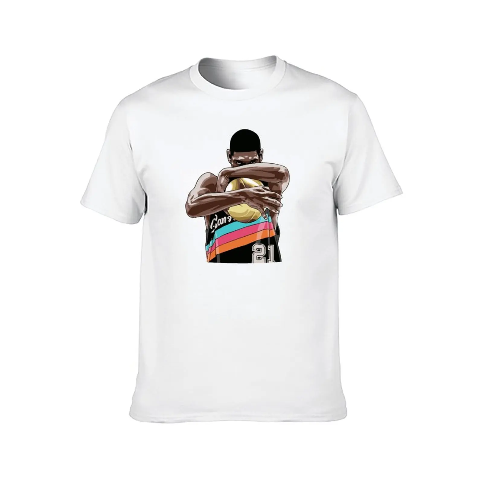 Tim Duncan Ball Hug T-Shirt Louboutins anime tshirt designer t shirt men