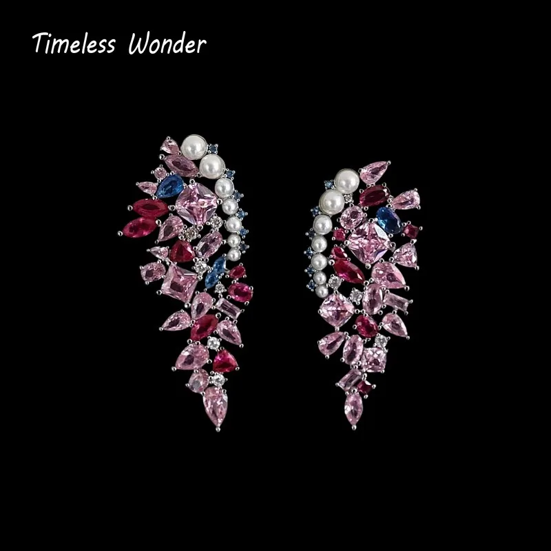 

Вечные чудеса: Изысканные серьги-гвоздики с кристаллами циркона, дизайнерские украшения для женщин, модный подарок, элегантные, простые и стильные, модель 5133