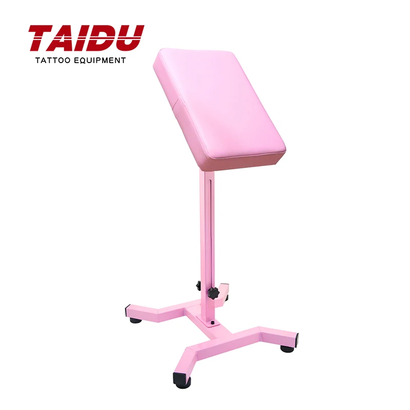 TAIDU Pink Armrest Tattoo New Personalized Tattoo Armrest ST 18 Height Angle Adjustable Arm Rest Tattoo Equipment