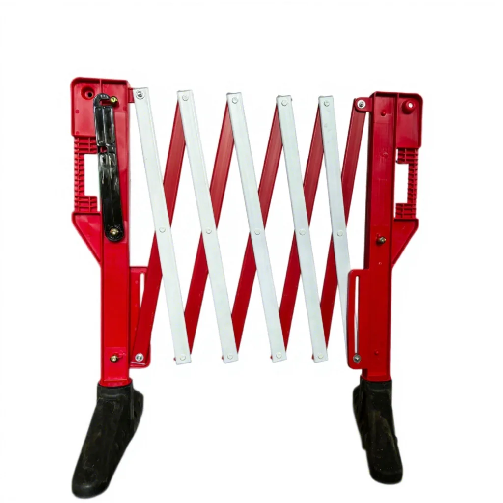 【Durable Using】PE Expandable Road Portable Outdoor Safety Fence Barrier Retractable Traffic Fence Rubber Folding Safety Barriers
