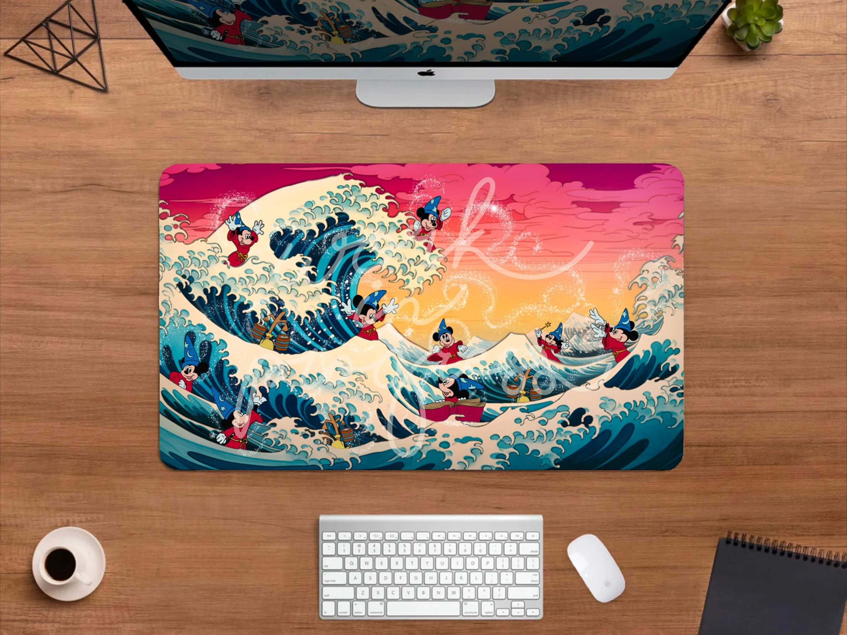 

Fantasmic Waves Playmat | 14" x 24" standard size | Unzoned & Zoned options | Can also be used as Desk Mat, Mouse Pad,
