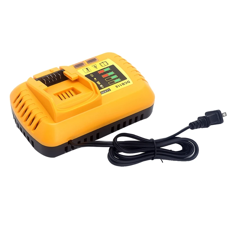 8A DCB118 Battery Charger For Dewalt Battery 10.8V 12V 14.4V 18V 20V DCB200 DCB101 DCB115 DCB107 DCB105 DCB140