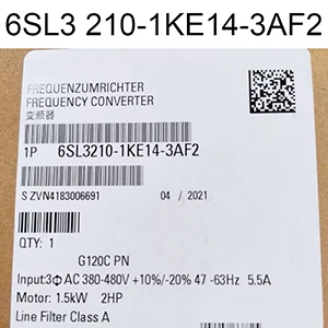 

6SL3210-1KE14-3AF2 FREQUENCY CONVERTER 6SL3 210-1KE14-3AF2