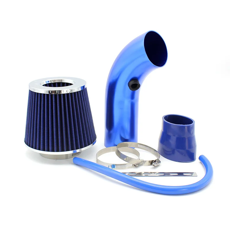 Automobile Refitting Parts Large Flow Mushroom Head Aluminum Alloy Air Inlet Set Air Filter Air Inlet Pipe Aluminum Alloy 1 Set