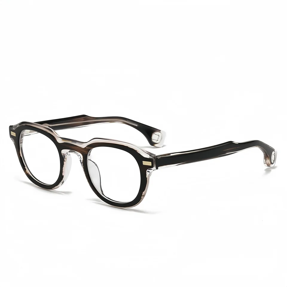 High Quality Lightweight Acetate Women's Eyeglass Frame Leisure Travel Prescription Optical Myopia Reading Men's Luxury Glasses