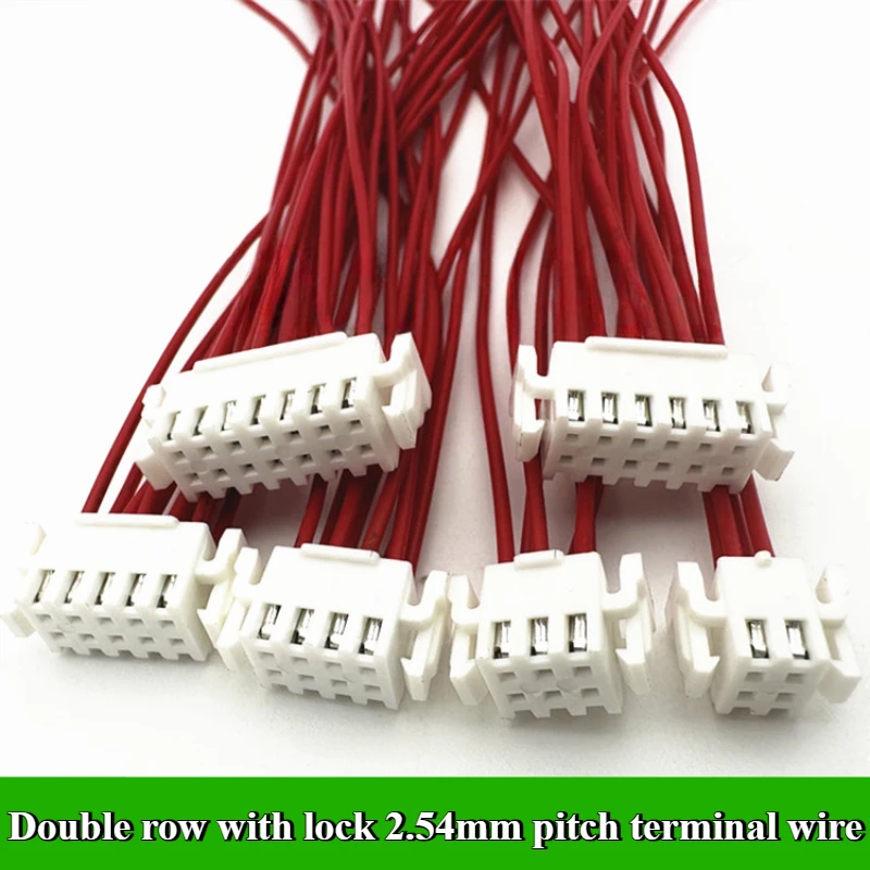 

Double row with lock XHD2.54 XHB2.54 XH2.54mm terminal wire 2*2P/3P/4P/5P/6P/7P/8P wire length 20cm 26AWG electronic line