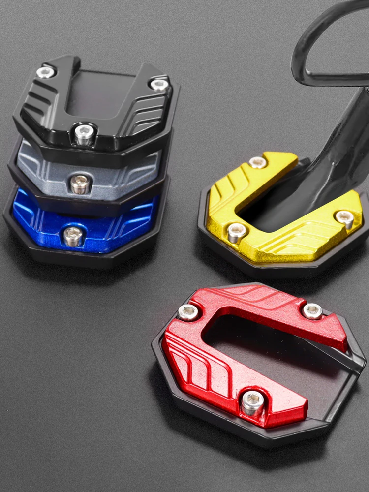 Motorcycle Kickstand Extender for Bikes, Foot Side Stand Extension, Foot Pad Support Plate,