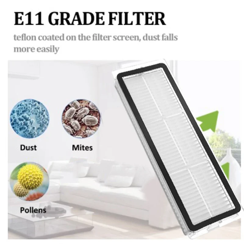 صندوق غبار A02V لـ Dreame L10S Ultra /S10 Plus/W10S Pro وXIAOMI Mijia Omni 1S B101CN / X10 + صندوق قمامة المكنسة الكهربائية الروبوتية