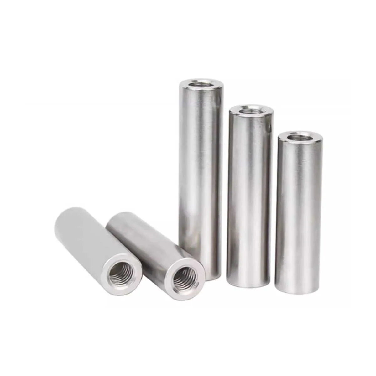 304 Stainless Steel Internal Threaded Cylindrical Pin/Hole Positioning, Connecting Rod Double End Pin M3M4M5M6M8M10