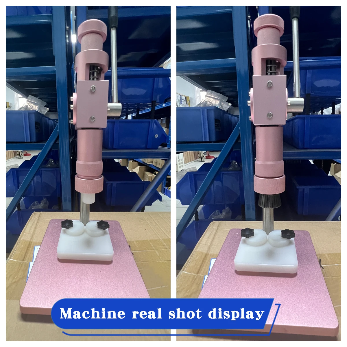 Manual Perfume Bottle Capper Machine, 13mm 15mm 17mm Aerosol Spray Bottle Press Capping Equipment