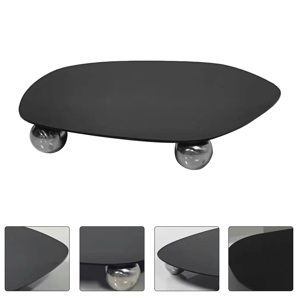 1 قطعة صينية الروائح الاكريليك شكل غير منتظم عرض مجلس التصوير خلفية لوحة منظم سطح المكتب أشتات التخزين