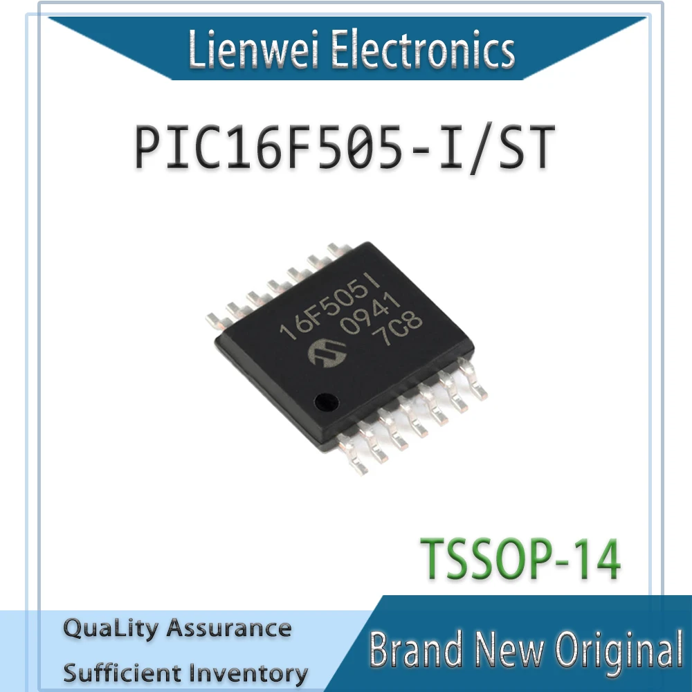

100% New Original 16F505I PIC16F505-I/ST PIC16F505 IC MCU Chipset TSSOP-14