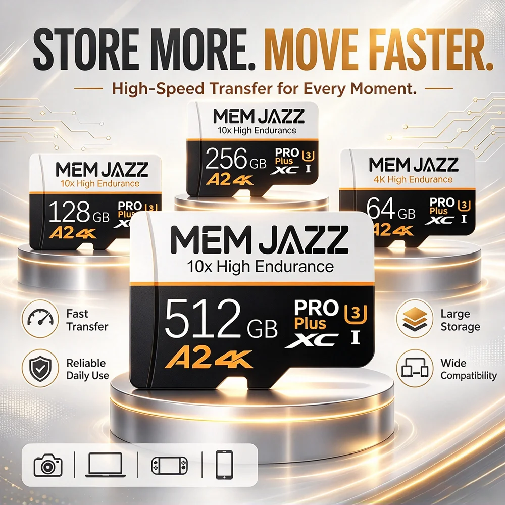 Action Camera Micro Sd Card 128Gb V30 - Scheda SD ad alta velocità 512GB