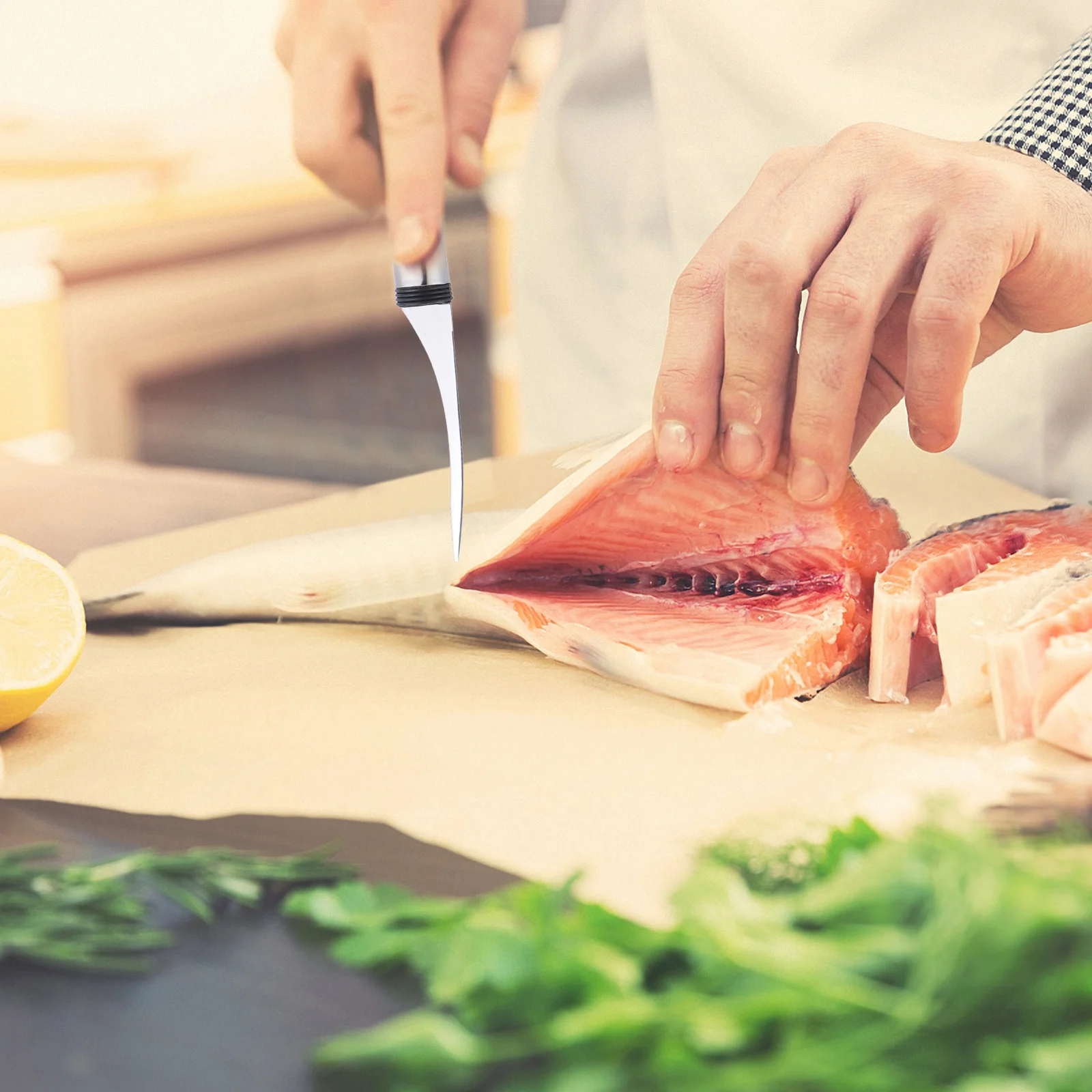 

5Pcs Shrimp Deveiner Stainless Steel Peeler Round Handle Easy Shrimp Line Remover Kitchen Gadget for Chef and Home Use