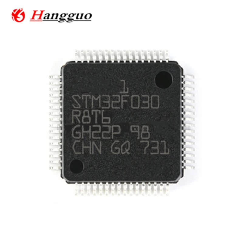 5PCS-10PC/Lot STM32F030R8T6 LQFP-64 ARM Cortex-M0 32-bit microcontroller MCU  STM32F030 R8T6 QFP-64 IC Chipset