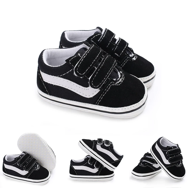 Newborn Baby Boy Shoes Pre-Walker Soft Sole Pram Shoes Baby Shoes Spring/Autumn Canvas Sneakers Bebes Trainers Casual Shoes