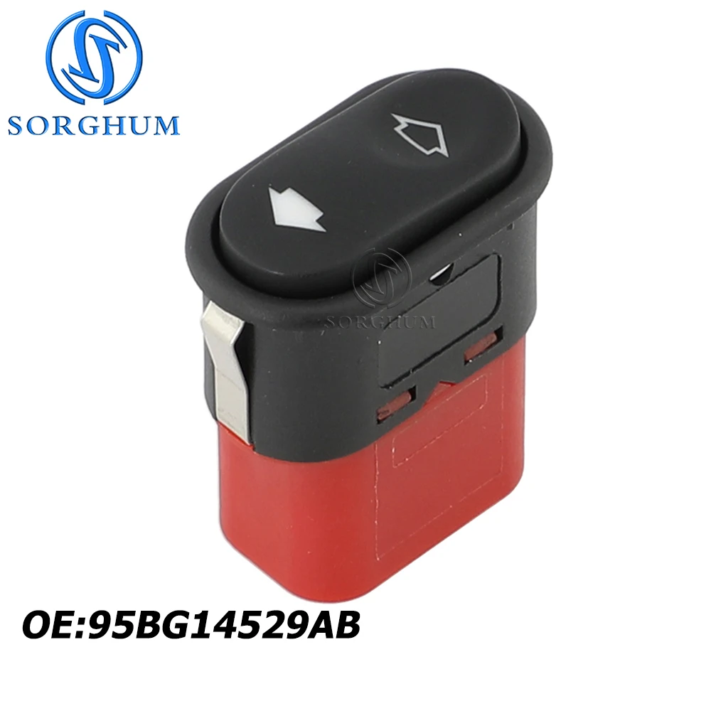 

SORGHUM Electric Power Window Side Glass Control Switch Button For Ford Fiesta Transit Mondeo Escort OEM 95BG14529AB 03161450