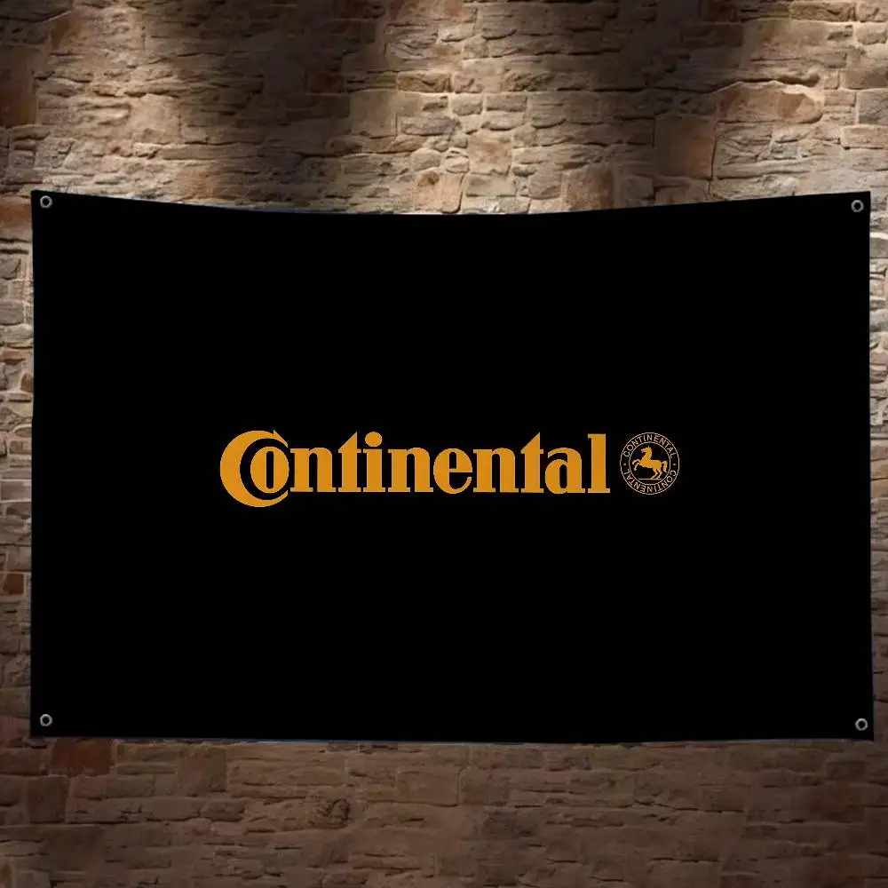 Continental AG Cartoon Flag Wall Hanging Banner Decoration Household Home Decor