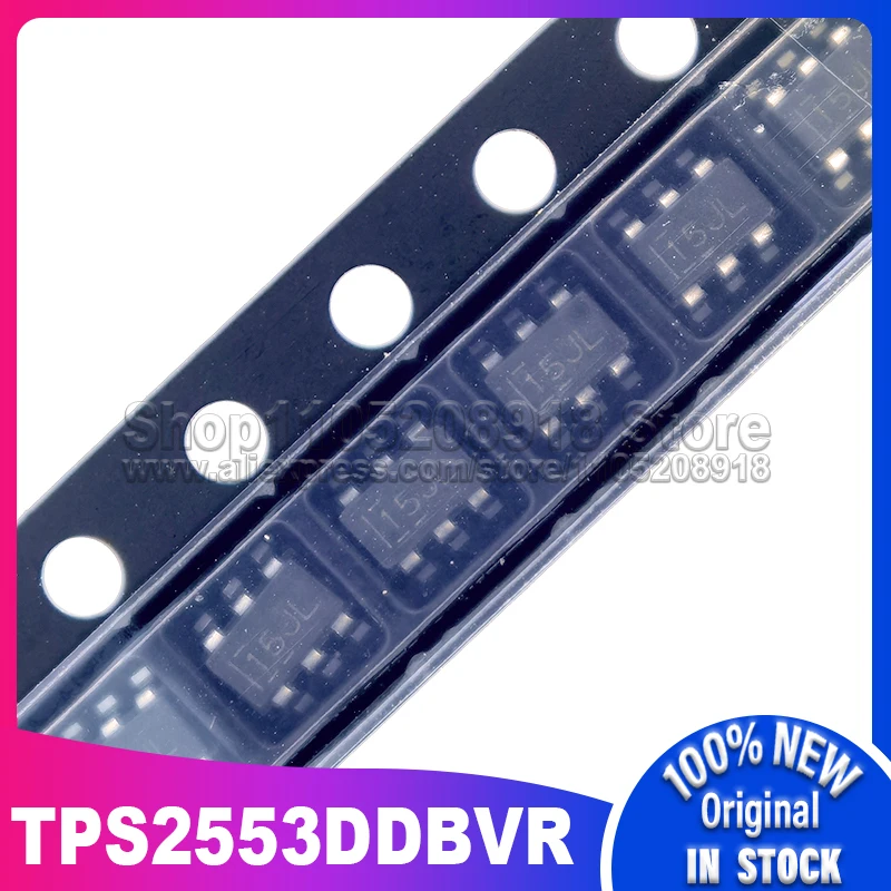 20 ~ 500 unids/lote TPS2553DDBVR TPS2553DDBVT 15JL SOT23-6 100% nuevo stock original