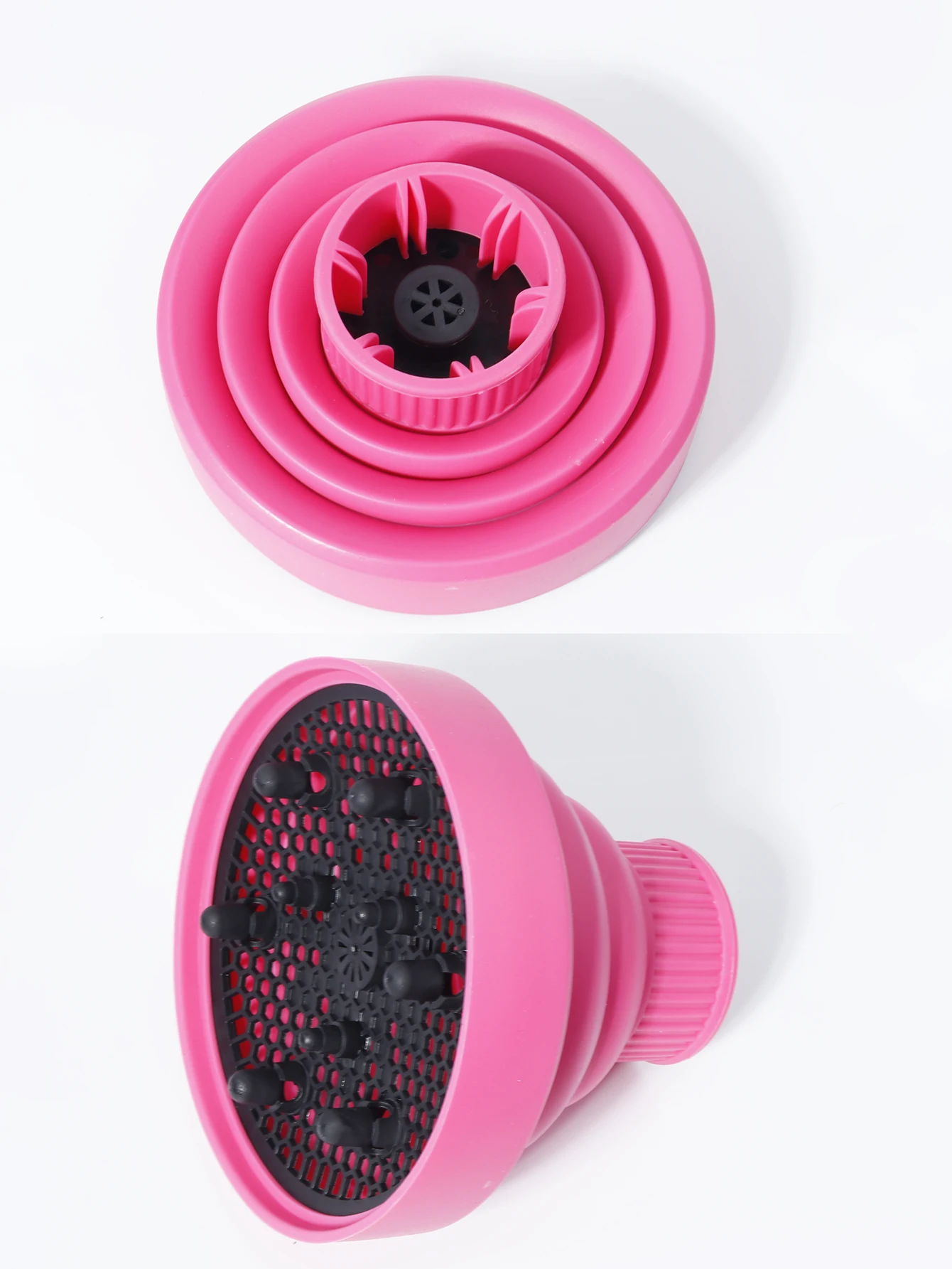 1 silicone hair dryer cap, suitable for hair dryers with an outer diameter of 3.5 cm to 5 cm, used for styling and curling hair image 2