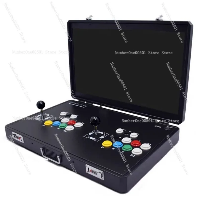 YCM-20201202 Portable 2 Player Arcade Stick Game Console Home King