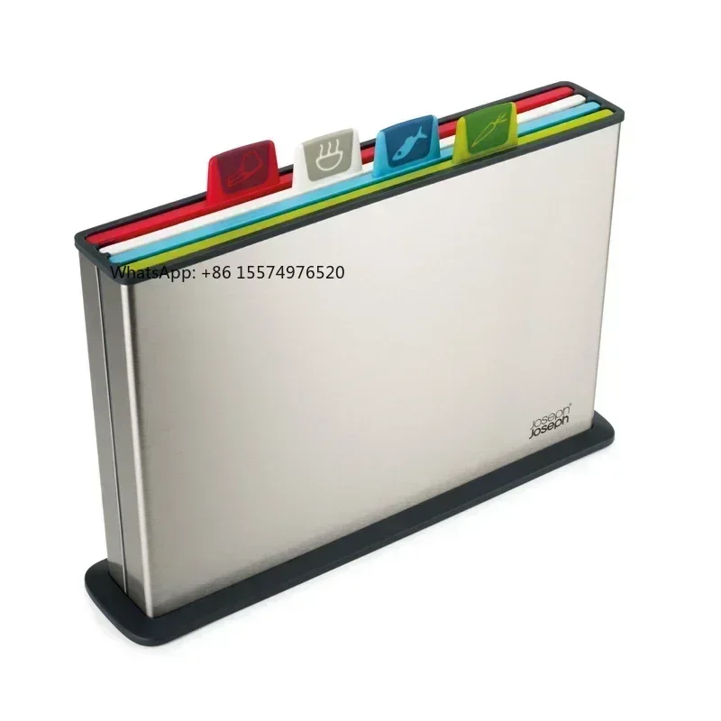 2026 Hot SellingCreative health indicators stainless steel classification cutting board chopping board chopping board