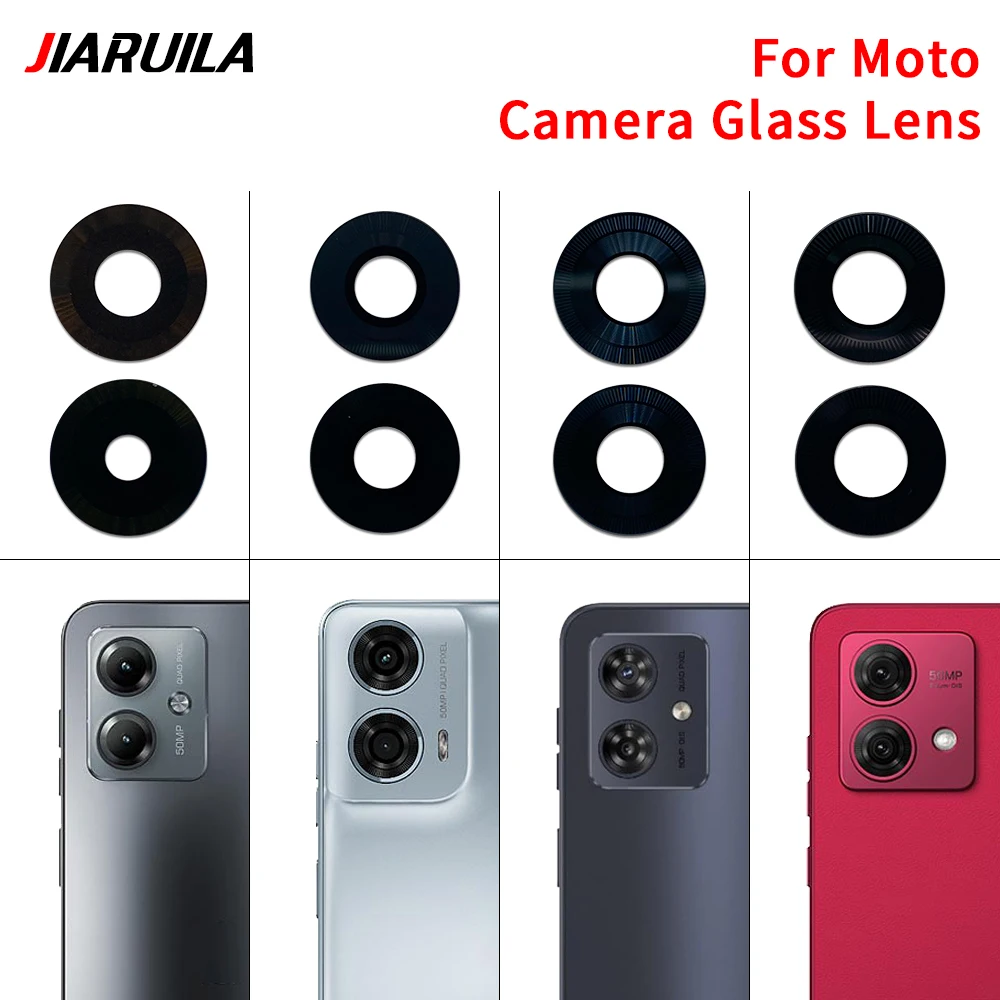 Back Rear Camera Lens Glass Replacement For Moto G85 G100 G200 G62 G60S G54 5G G52 G51 5G G41 G24 Power G14 Edge 30 Pro E40