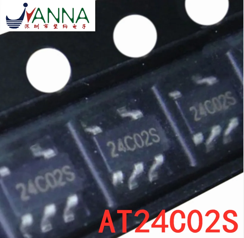 AT24C02 24C02S Patch SOT23-5 Brand New 20pcs