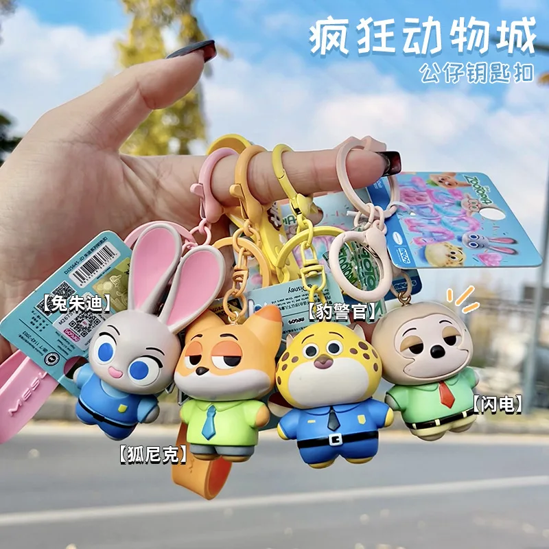 

Оригинальный брелок «Зверополис» Джуди Хоппс Ник Уайлд автомобильный брелок креативный рюкзак очаровательный мультяшный брелок подарок для детей фанатов