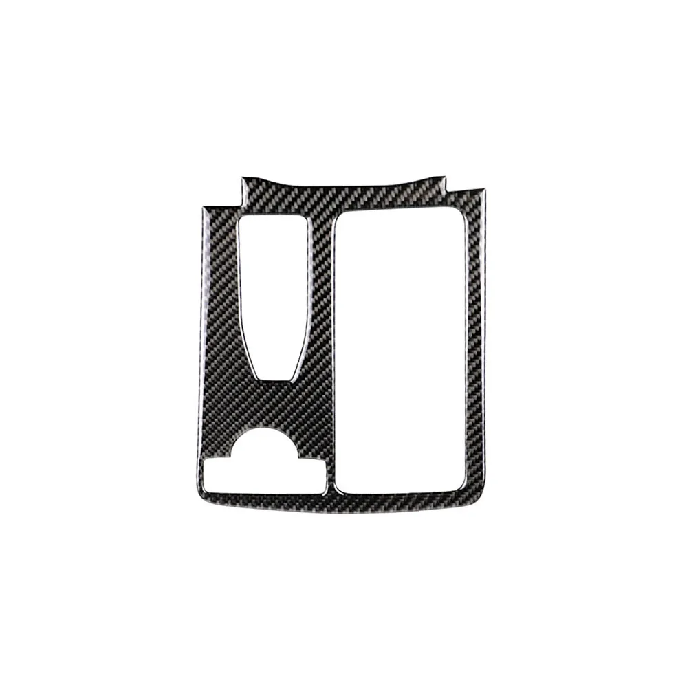 

Carbon Fiber Decorative Sticker Durable Multimedia Handrest Panel Decal Auto Styling Accessories Car Surface Protection Black