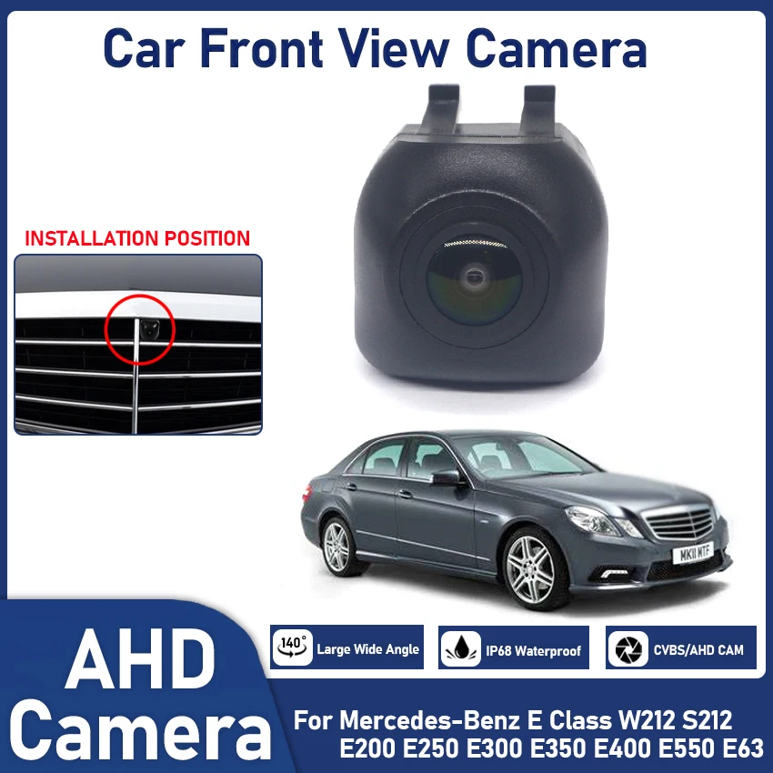 CCD HD Car Front View Parking LOGO Camera For Mercedes-Benz E Class W212 S212 E200 E250 E300 E350 E400 E550 E63 Night Vision