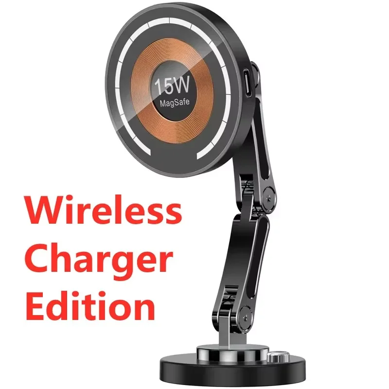 VIKEFON Magnetisches Auto kabelloser Ladest änder Magnet Auto halterung Schnell ladestation Telefon halterung für Macsfae iPhone 15 14 13 12 3