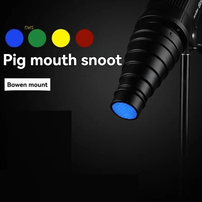 Крепление для большой вспышки Snoot, фурнитура для фотостудии, аксессуары для Godox S-Type DE300 SK400 II