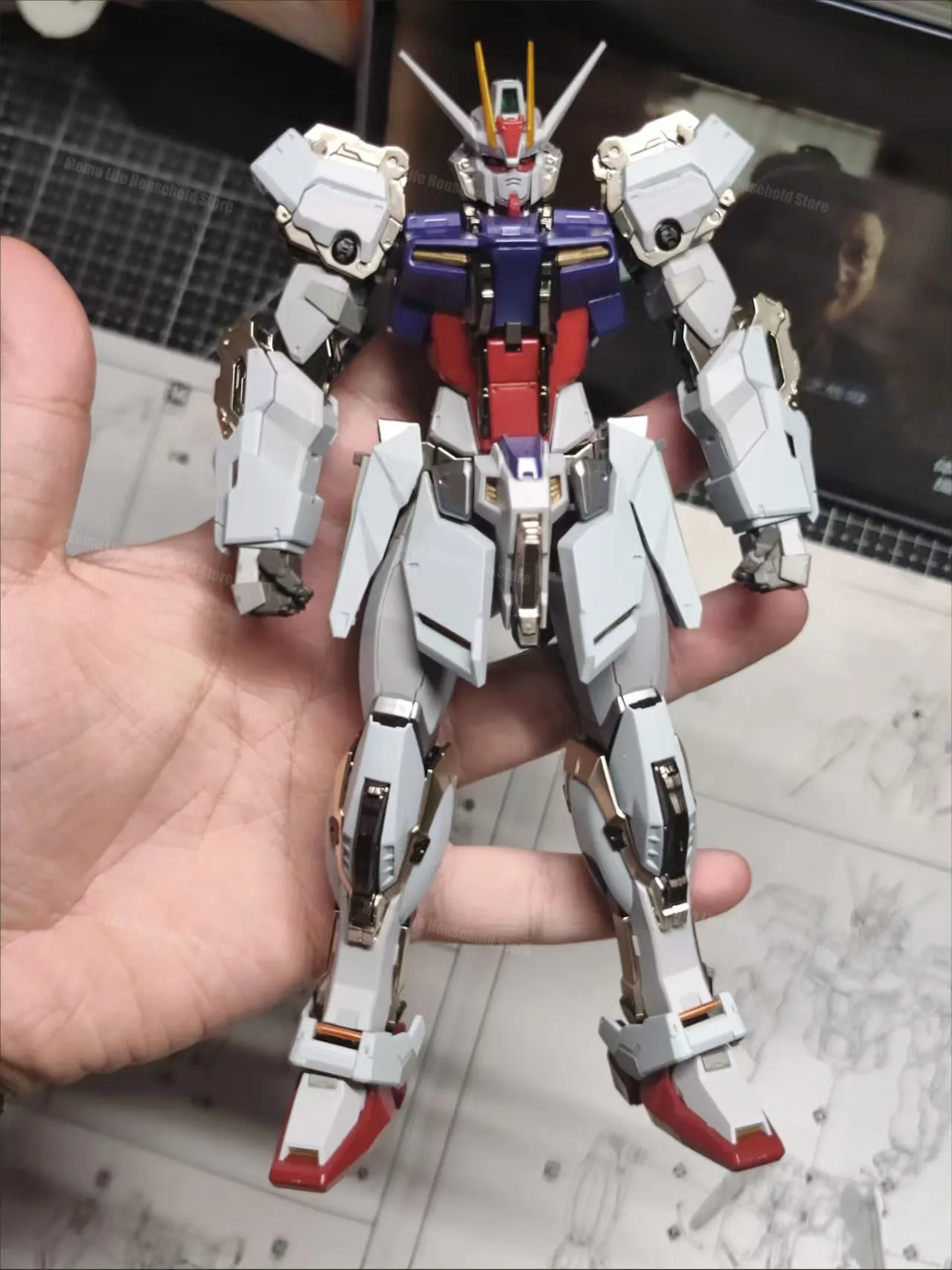 DABAN 8829 MG 1/100 MB GAT-X105 Strike GAT-X105 AQM/E-X02 AQM/E-X03 Zestawy Modelarskie do Składania Figurki Akcji Robot Plastikowe Modele Zabawki