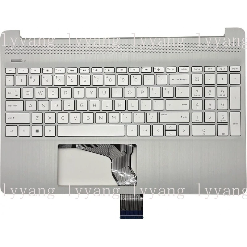 f  For HP 15-DY 15-EF 15S-EQ 15S-FQ Palmrest Upper Case Without backlightL63579-001