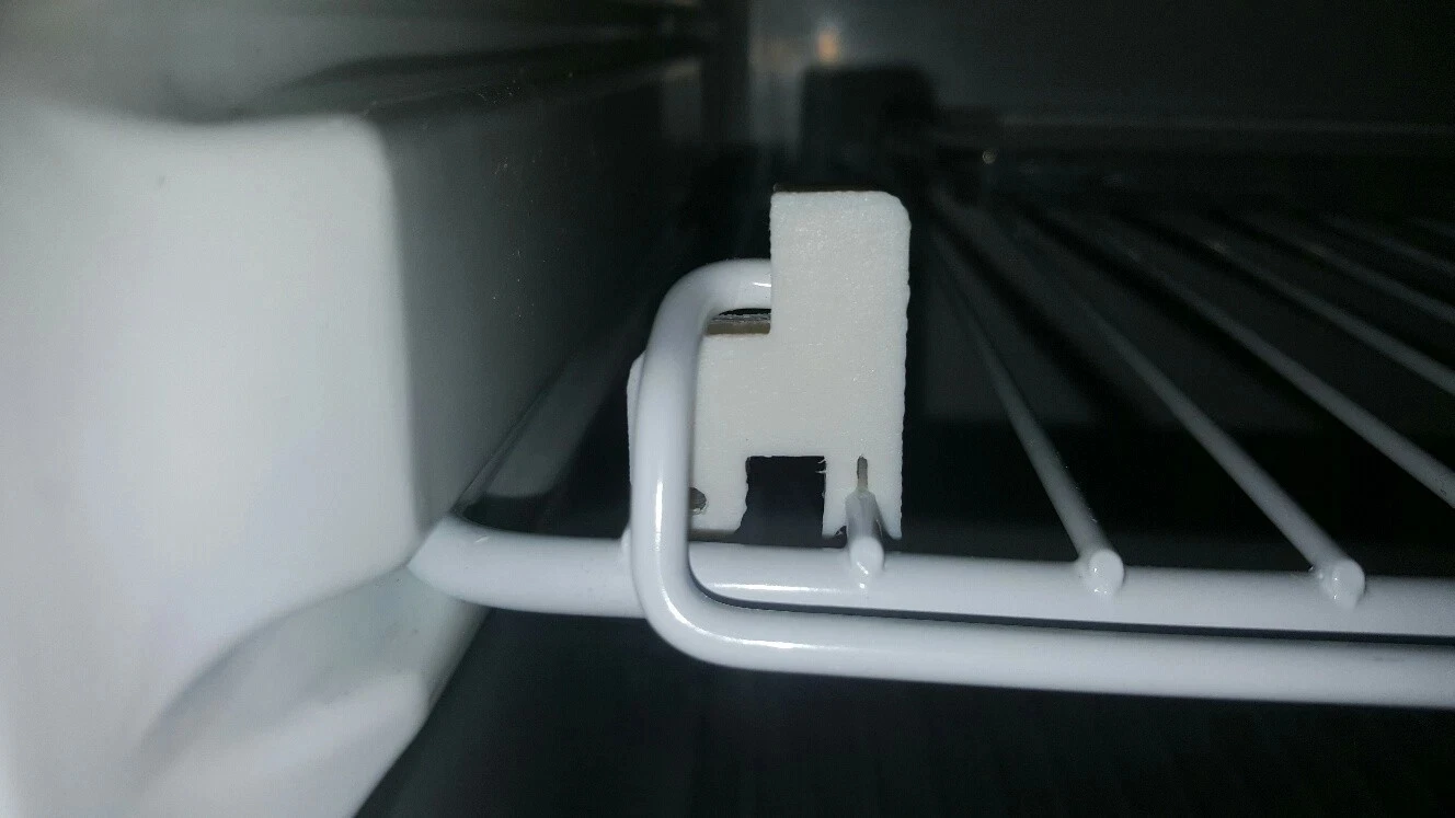 2PCS Freezer Shelf Buckle Refrigerator Clips Glass Clamp Cooler Fridge Support Fixing Bracket For DOMETIC RV Refrigerator Shelf