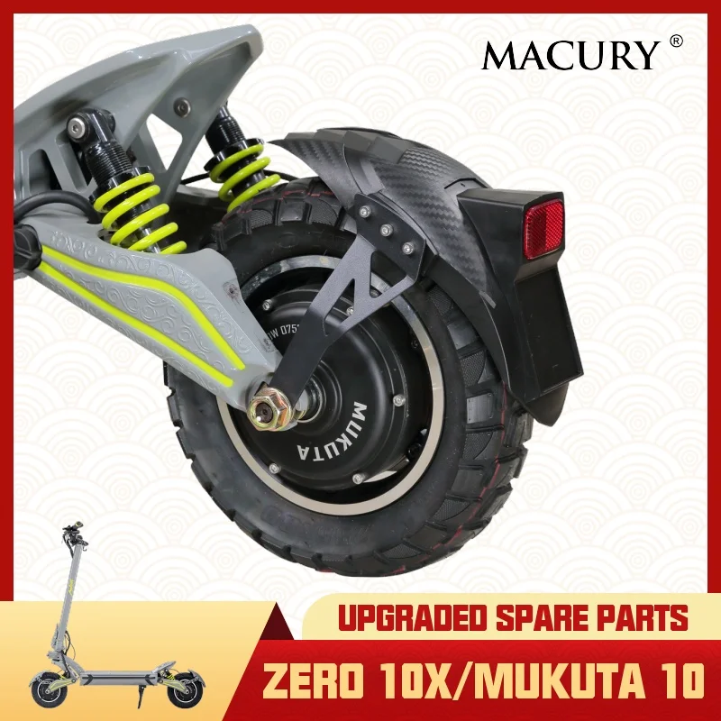 MACURY Modified Universal Rear Mudguard for MUKUTA 10 Plus ZERO 10X Electric Scooter Fender Wheel Cover Tyre Wing Mud Guard