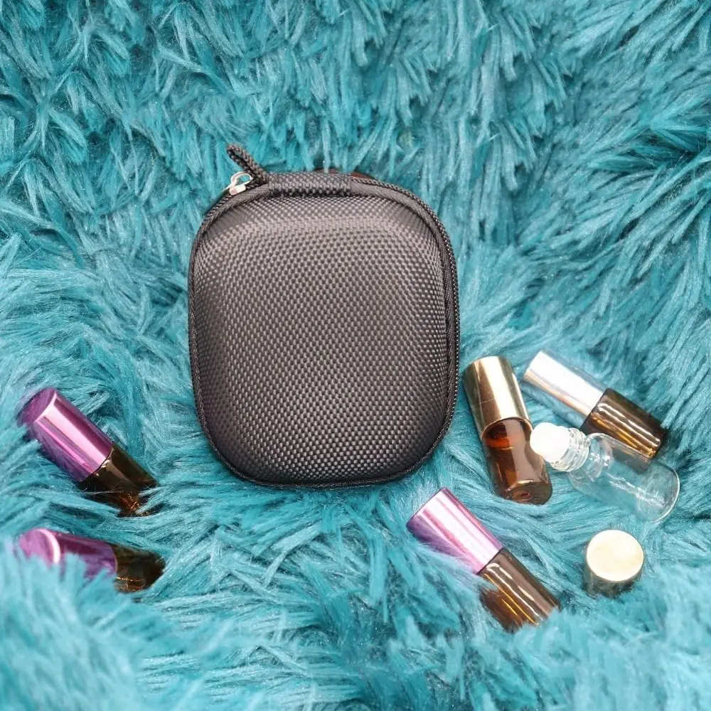 1-5 ML Bottles Essential Oil Storage Box Mini Hard Shell Insulin Carrying Case Moisture-proof Shockproof