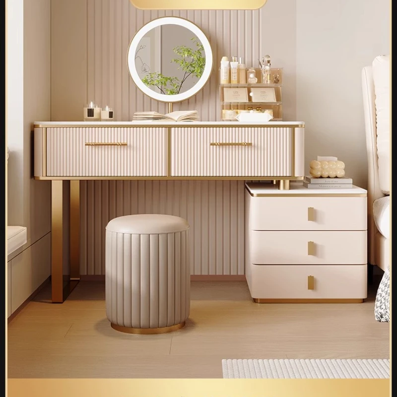 

Dresser Modern Simple Storage Cabinet Integrated Bedroom Light Luxury Furniture Makeup Table