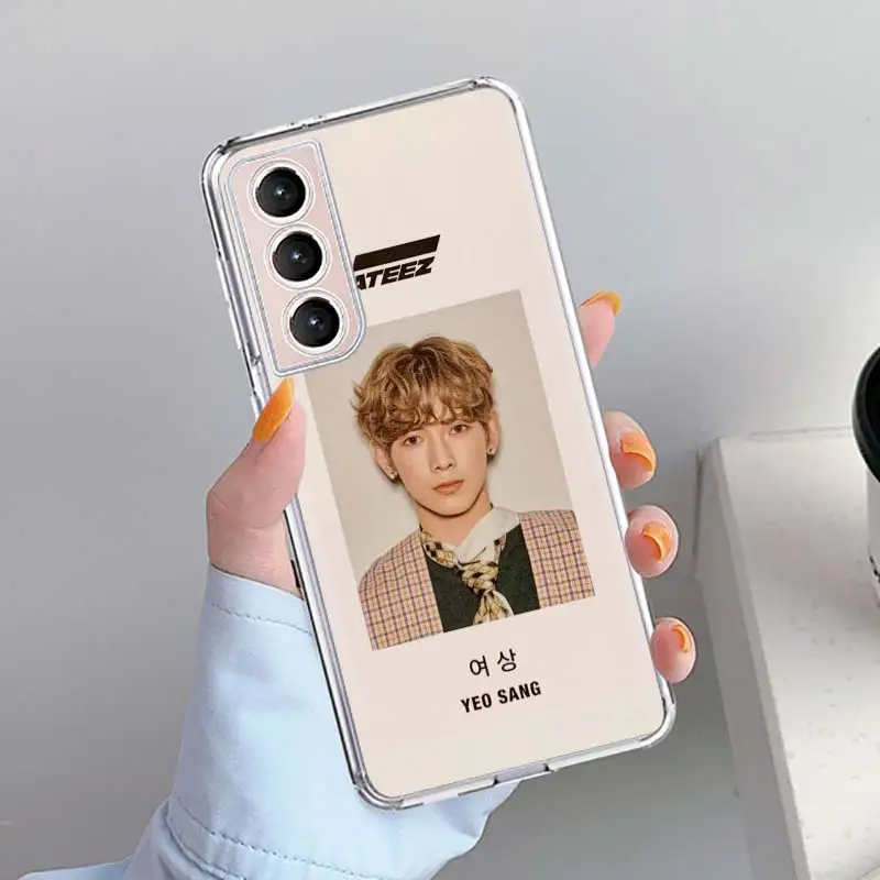 Ateez Kpop Song Mingi Phone Case Shell For Samsung Galaxy S25 S24 S23 S22 Ultra S21 Plus S20 FE S10 S25U Soft Shell Capa Funda S