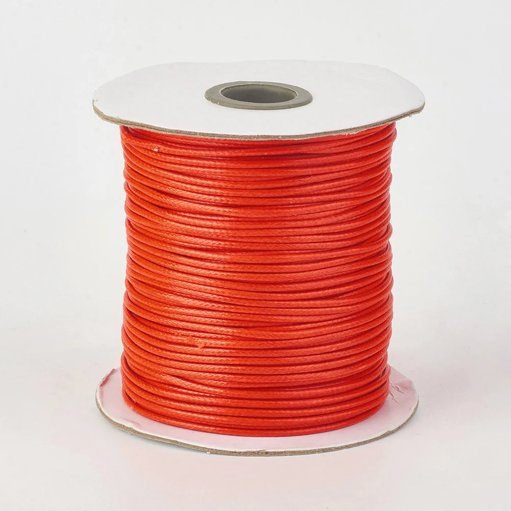 PandaHall 1 Rolle 0,5mm 1mm 1,5mm 2mm 3mm Umweltfreundliche Koreanische Gewachste Polyester-Schnur Geflochtenes Seil Schmuckzubehör