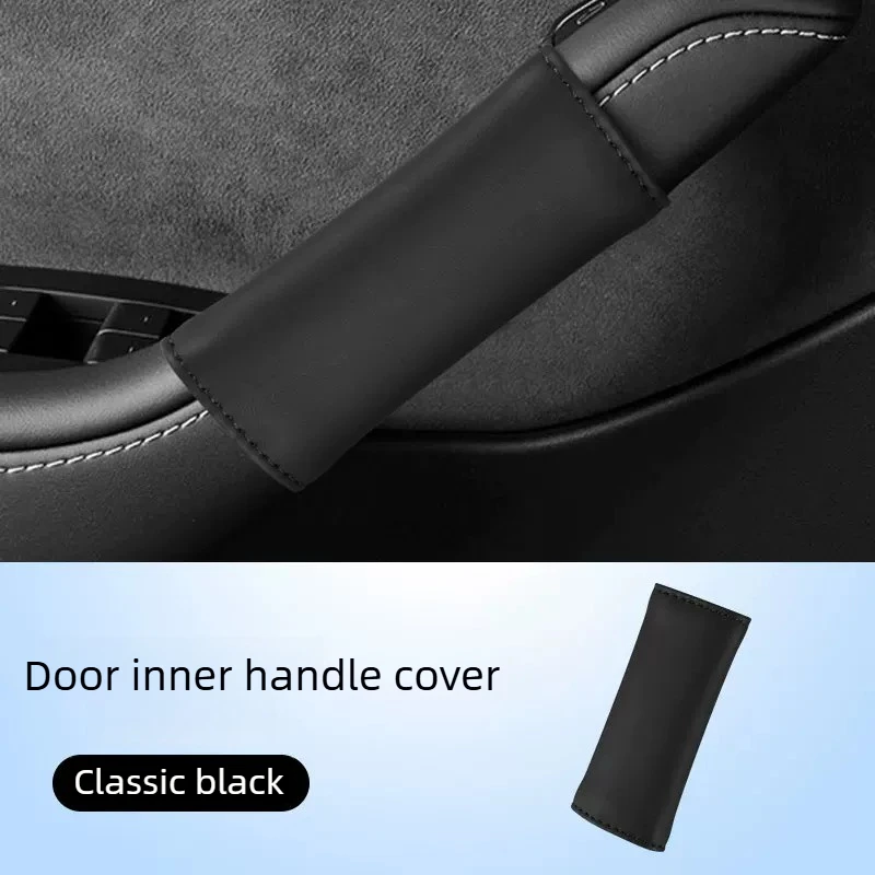 Door Inner Handle Protective Cover For Xiaomi SU7/YU7 Door Armrest Leather Case Pad Car Interior Modification Accessories Tools