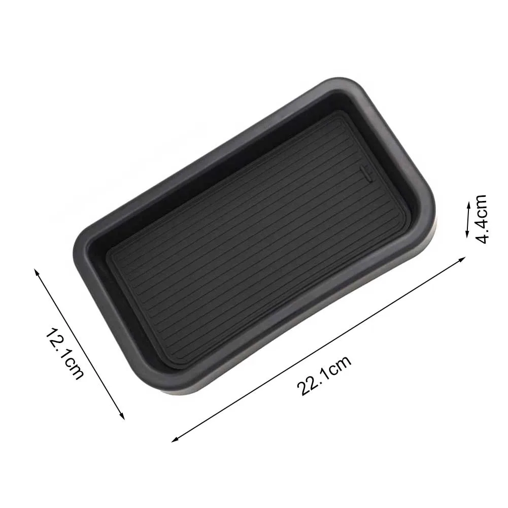 

Automotive Storage Tray 22.2*11.1*4.4CM Car Center Console Tray Easy Installation Process Car Interior Organization